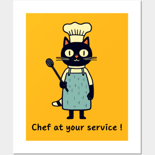 Chef at Your Service Posters and Art